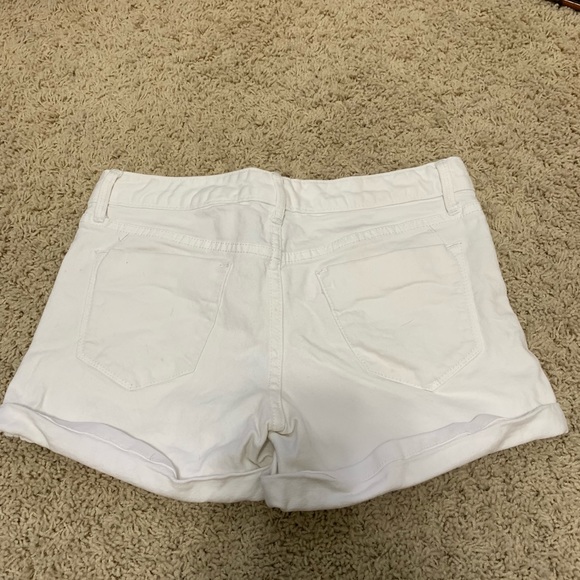 White jean shorts - Picture 2 of 3